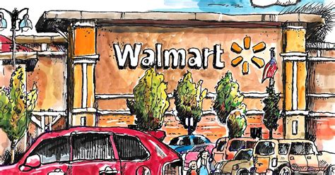 Terry Banderas: Sketching Walmart