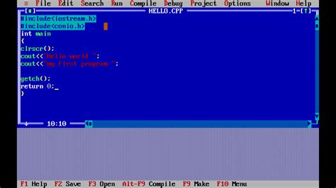 Simple "Helloworld"program! for beginners in C ++ - techee INDIA