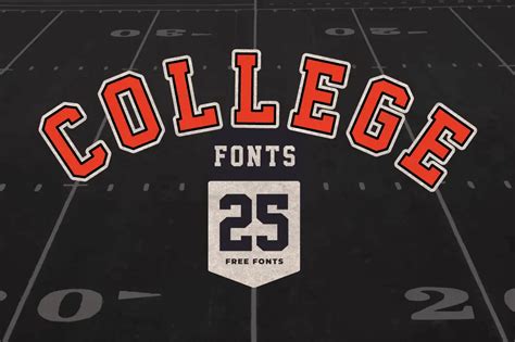 25 Free College Fonts to download - PrePressToolkit.com