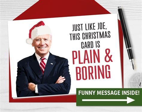 Joe Biden Christmas Card Funny Christmas Card Christmas Card | Etsy