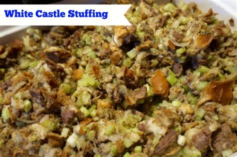 Recipe: White Castle Stuffing - Mom and More