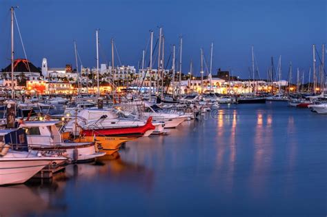 Marina Rubicon, Lanzarote, Spain Stock Image - Image of atlantic, ocean: 41333881