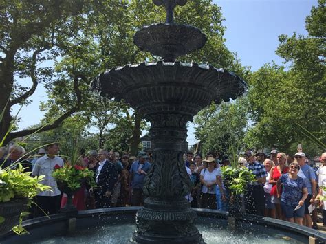 Restored Ocean Grove Fountain of Hope flowing again for first time in decades