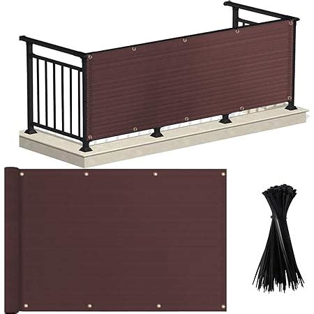 Amazon.com : Meanchen Balcony Privacy Screen 3×19FT,Apartments Railing ...