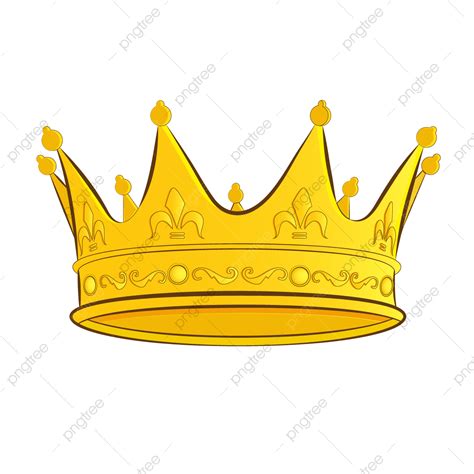 Corona De Rey De Oro Vector Png PNG ,dibujos Corona De Rey Png, Vector ...