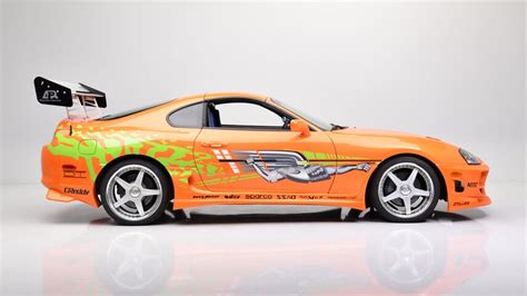 Paul Walker’s Orange Toyota Supra from Fast & Furious Sale