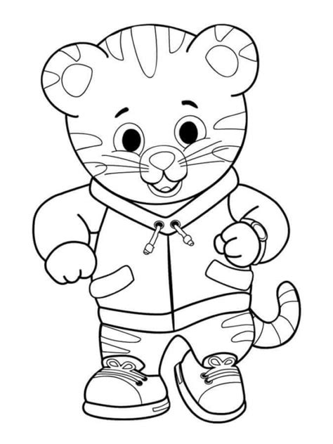 12 Free Printable Daniel Tiger's Neighborhood Coloring Pages