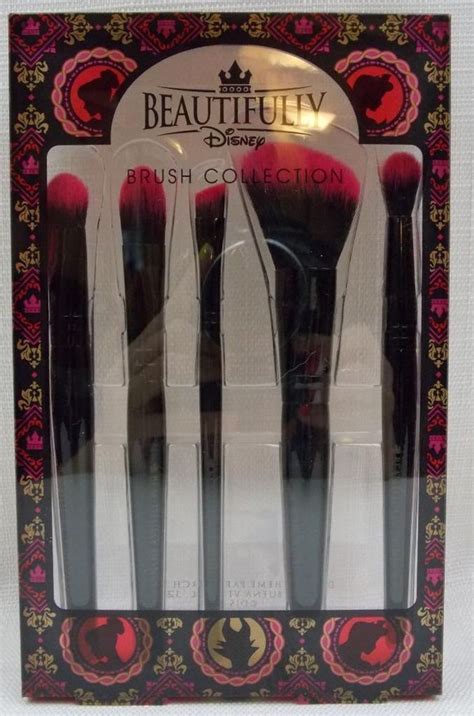 Beautifully Disney Cosmetic Make-up Brush Collection Set of 5 Pink Black New | Makeup brushes ...