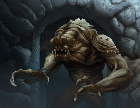 The Rancor by DavidRabbitte on DeviantArt