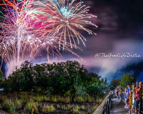 Best Places to Watch the Baytowne Wharf Fireworks - The Good Life Destin