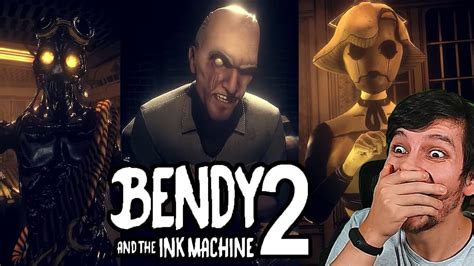 BENDY AND THE INK MACHINE 2 (OFICIAL) - DeGoBooM Reaccionando al TRAILER BENDY AND THE DARK ...