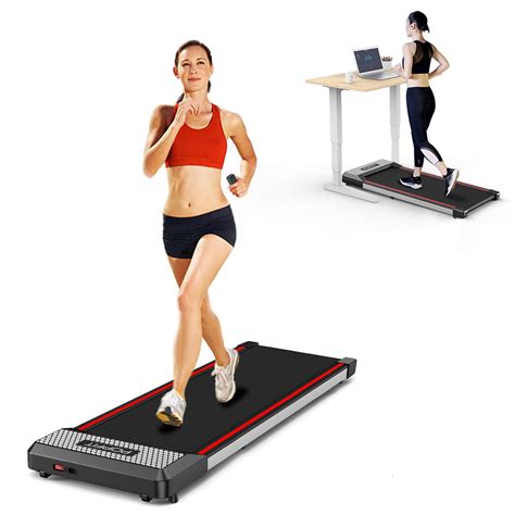 Walking Pad Treadmill Under Desk with Incline for Home, Portable Mini ...