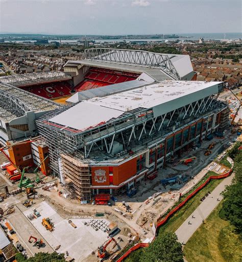 Watch: Liverpool FC crest installed on Anfield Road Stand - Liverpool FC