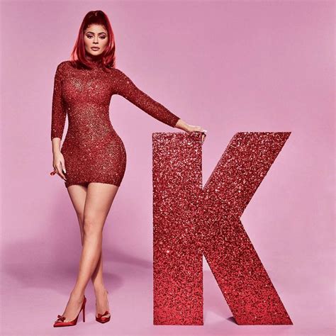 Kylie Jenner - Valentine's Collection Campaign of Her Own Brand Kylie Cosmetics • CelebMafia