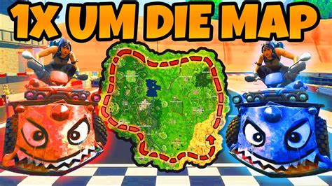 1x um die KOMPLETTE MAP CHALLENGE! | Fortnite Battle Royale - YouTube