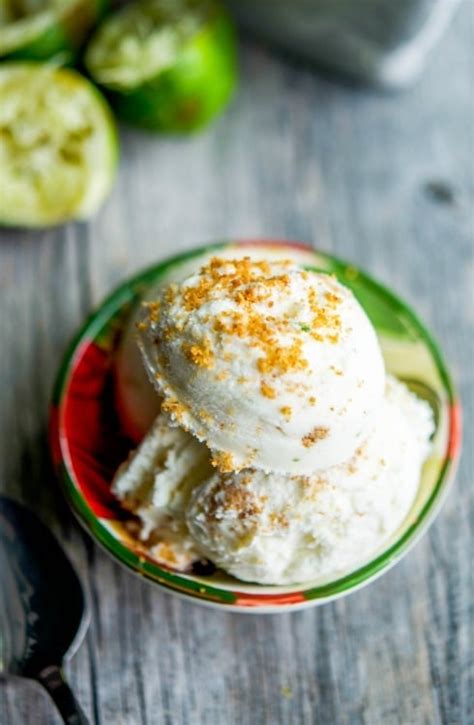 Key Lime Pie Ice Cream | Carrie's Experimental Kitchen