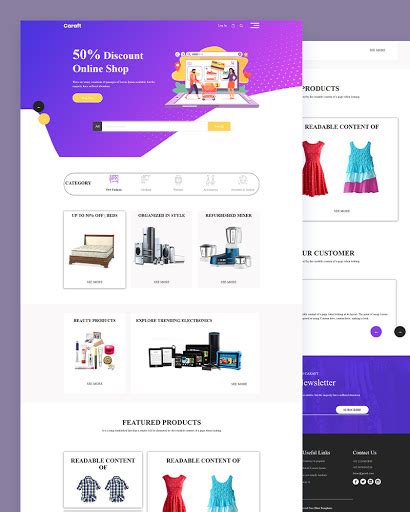 Top 10 Free eCommerce Website Templates 2020