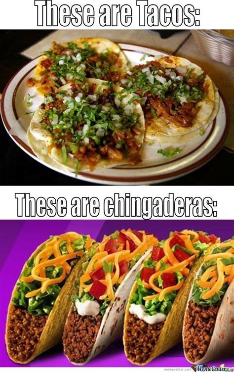 American Vs Mexican Tacos | Traditional mexican food, Food, Humor mexicano