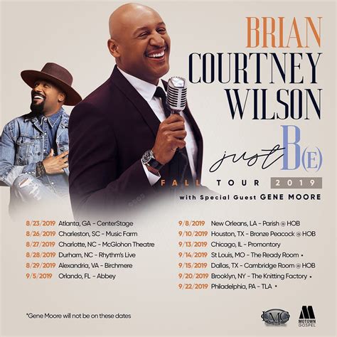 Brian Courtney Wilson's Just B(e) Tour is here! - Gospel Mix Radio