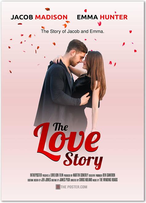 The Love Story - Custom Movie Poster Design - In The Poster