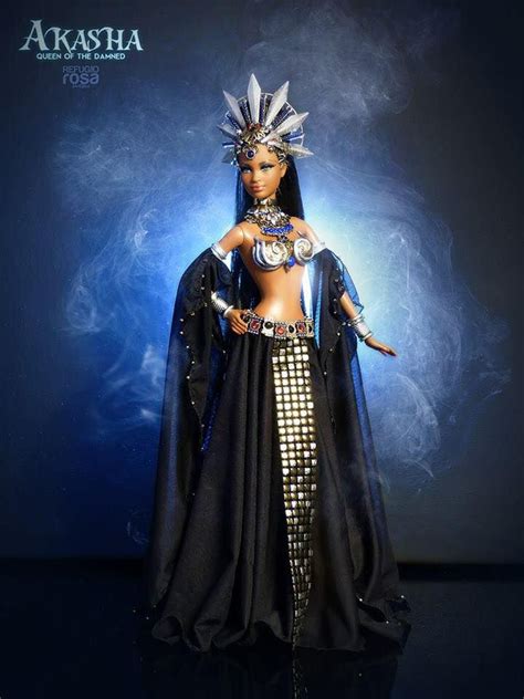 AKASHA Queen of the Damned by Refugio Rosa David Bocci | Fashion dolls, Black doll, Beautiful ...