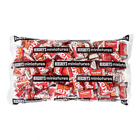 Hersheys Krackel Chocolate Bar Miniatures 66 Oz Bag - Office Depot