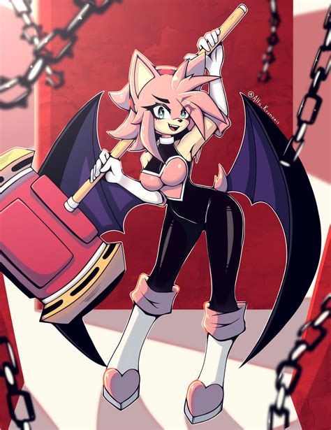 Amy Rouge Redrawing by Alfa-Kronoxis on DeviantArt