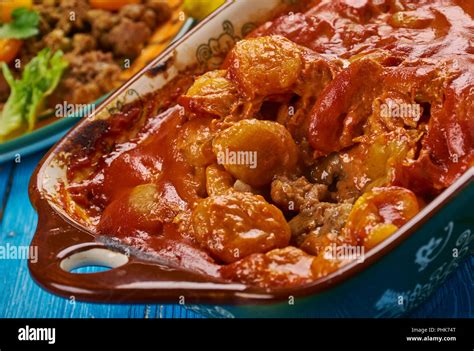 South African Bobotie Stock Photo - Alamy