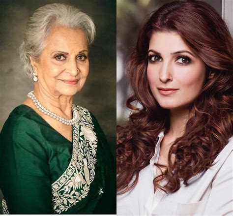 Waheeda Rehman Tells Twinkle Khanna That She Wants To Go Scuba Diving - Masala.com