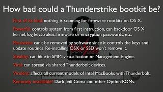 Thunderstrike presentation at 31C3 | More info: trmm.net/Thu… | Flickr