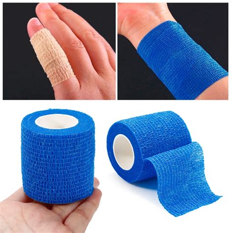 2.5CMx5M 1 pc waterproof self adhesive elastic bandage Medical first aid kit Nonwoven Cohesive ...