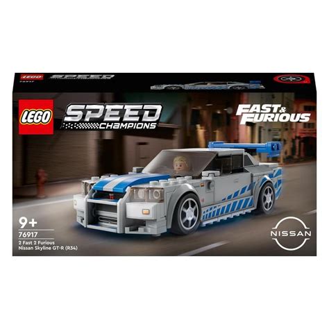 LEGO® Speed Champions 2 Fast 2 Furious Nissan Skyline GT-R (R34) 76917 ...