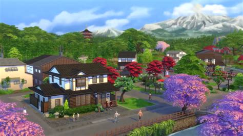 The Sims 4: Snowy Escape World, Mt. Komorebi, Has Residential and Vacation Lots – Half-Glass Gaming