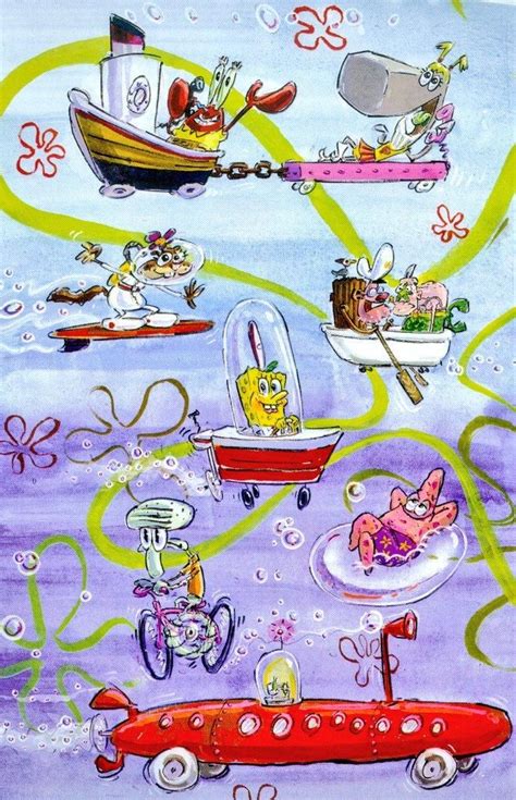 Concept art painted by Stephen Hillenburg (circa 1996). | SpongeBob SquarePants | Spongebob ...