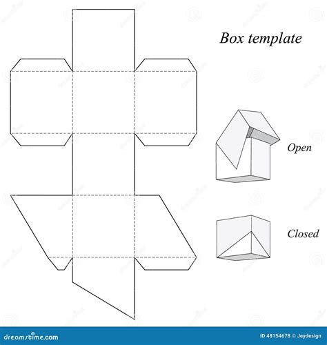 Box Lid Square Template Stock Illustrations – 2,816 Box Lid Square Template Stock Illustrations ...