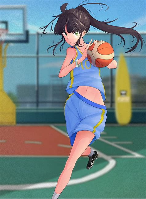 1920x1080px, 1080P free download | Girl, ball, basketball, anime, sport, HD phone wallpaper | Peakpx