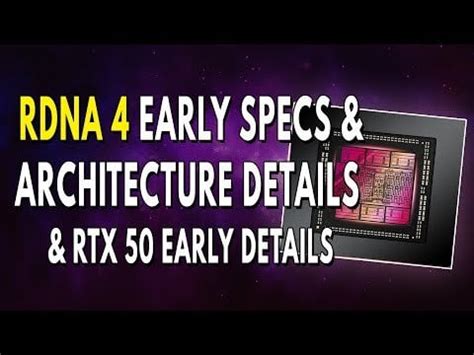 RDNA 4 Early SPECS & Architecture Details - ANOTHER REVOLUTION IN GRAPHI... : r/Amd