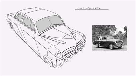 Car Perspective Drawing at PaintingValley.com | Explore collection of Car Perspective Drawing