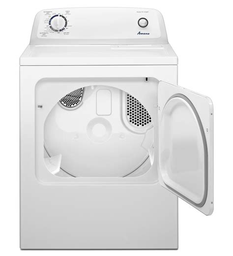 (NGD4655EW) Amana® 6.5 cu. ft. Top-Load Gas Dryer with Automatic Dryness Control