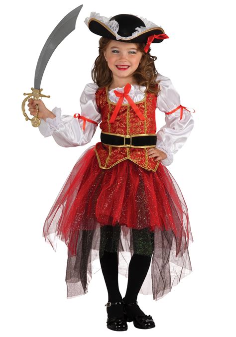 Child Princess Sea Pirate Costume - Pirate Halloween Costumes Girls