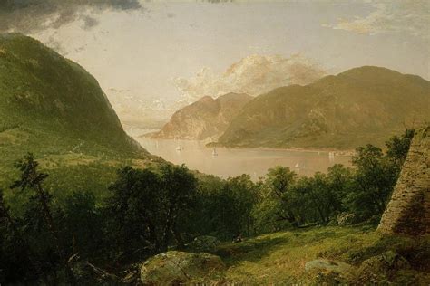 Hudson River Scene Painting by John Frederick Kensett