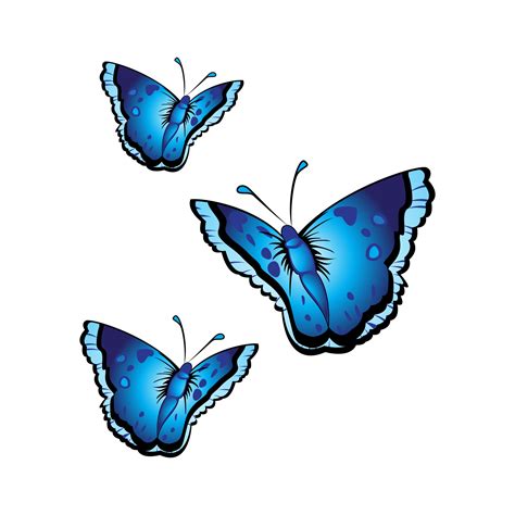 Edit Your Transparent background blue butterfly Images with Different ...