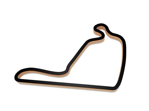 Summit Point Motorsports Park Circuit Wood Sculpture – Track Sculptures