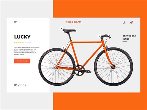 Fixie Lucky Bike by Anton Paruslov on Dribbble