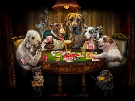 Discover more than 66 dog playing poker wallpaper super hot - in.cdgdbentre