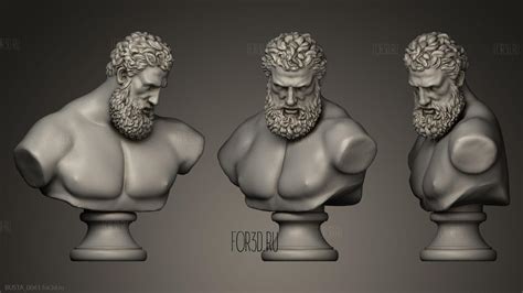 Hercules | 3d stl model for CNC