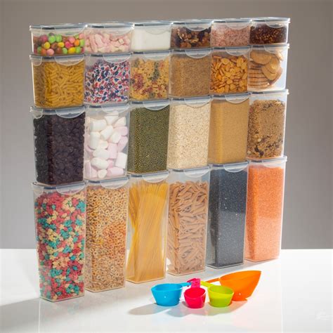 24 Piece Food Storage Containers Set With Boxes Lids