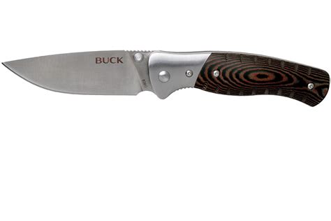 Buck Selkirk micarta pocket knife with firesteel, 0836BRS-B | Advantageously shopping at ...