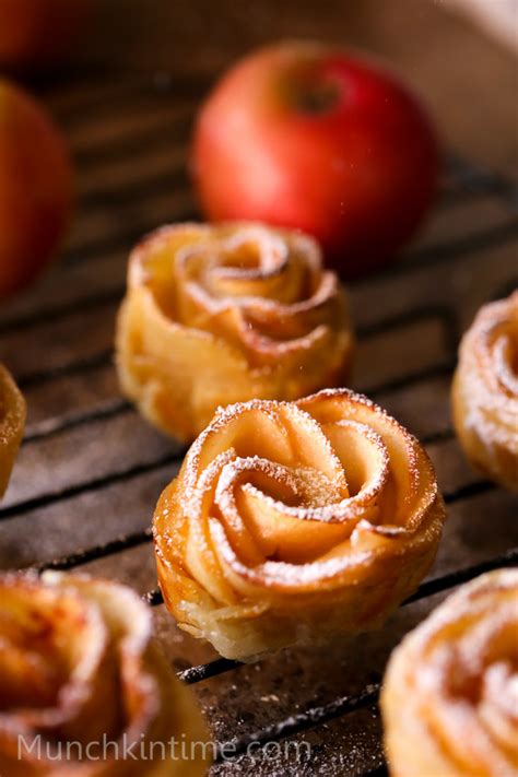 Super Easy Apple Roses Dessert Recipe - Munchkin Time