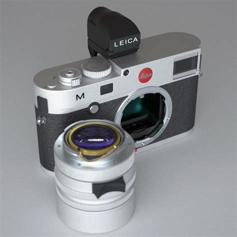 digital camera leica m 3d model